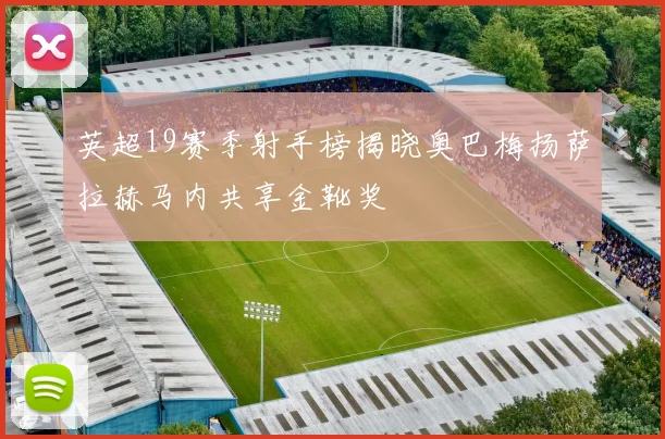 英超19赛季射手榜揭晓奥巴梅扬萨拉赫马内共享金靴奖